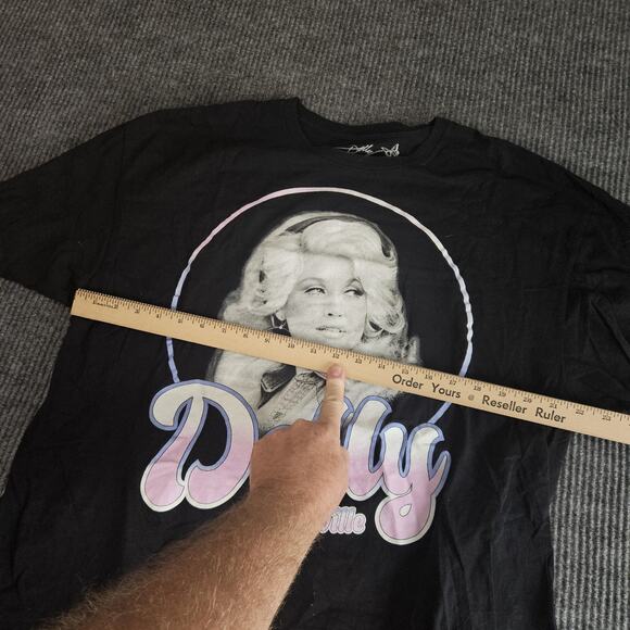 Dolly Parton Shirt Mens XL Black Nashville Country Music Graphic Tee T-Shirt - Picture 5 of 10